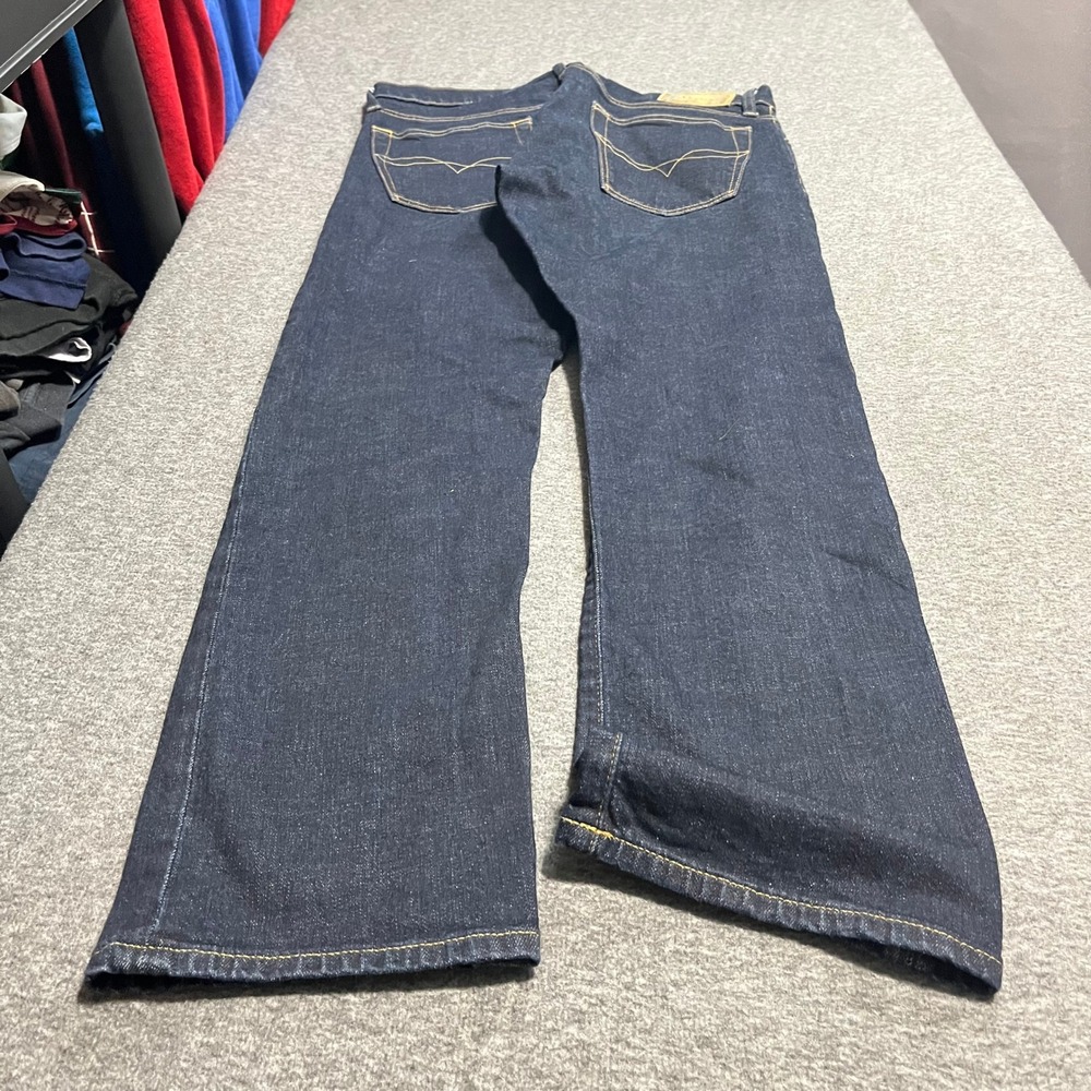 Polo Ralph Lauren Mens 32x30 Dark Wash Indigo Straight Leg Denim Jeans RN 41381